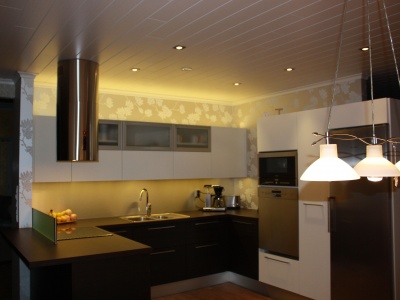 Keittiön epäsuora valaistus